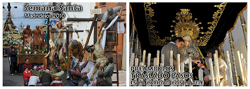 31-3-2010 �ltimos retoques decorativos a los Pasos, con la Tele en la Ermita de la Caridad, 1-4-2010 TRASLADO DE LOS PASOS a la Parroquia = 476 FOTOS