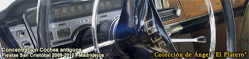 Con motivo del 30 aniversario de la Fiesta de San Crist�bal en Madridejos (2009), concentraci�n con 44 coches antiguos - en 2010 33 veh�culos, y la colecci�n de �ngel "El Platero"