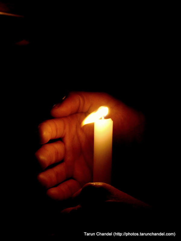 Mumbai Terrorist Attacks, Candle Light Vigil in London, Tarun Chandel Photoblog