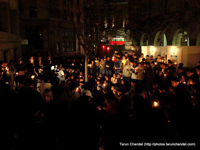 Mumbai Terrorist Attacks, Candle Light Vigil in London, Tarun Chandel Photoblog