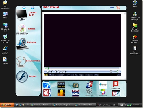  Mirar TV y escuchar Radio desde la PC (Programa Portable)