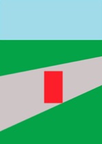Red accent