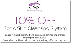 10%Sonic Skin Cleansing System_June2010