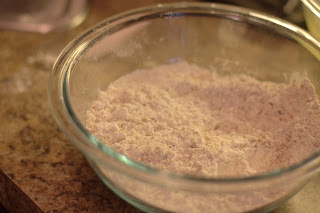 picture of dry ingredients together in bowl