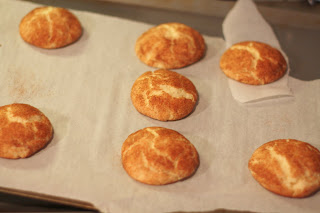 picture of just baked snickerdoodles