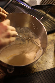 picture of whisking ingredients together