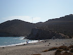 On the other side of the bay, a beautiful beach awaits