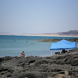 There are several boat ramps that families use to swim and picnic along Cholla Bay