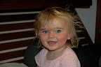Emma James just waking up after a nap.