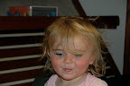 Emma James fuzzy head.