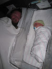 Daddy loves to be close to his new baby boy. This is our last night sleeping in this hospital room!! We can't wait to go home!