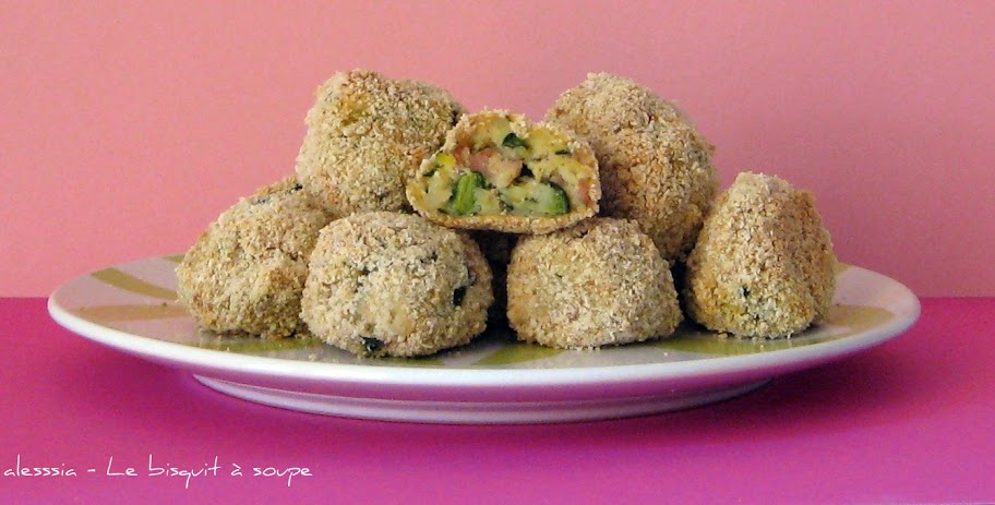 Polpette prosciutto e zucchine Polpette prosciutto e zucchine
