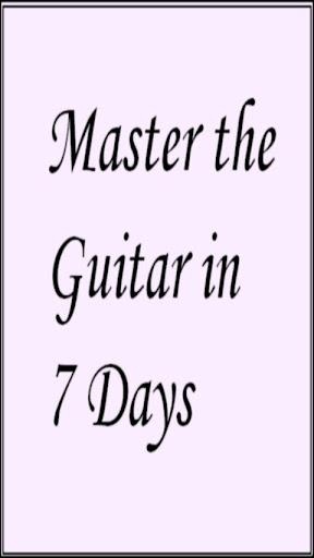 免費下載書籍APP|Master the Guitar in 7 Days app開箱文|APP開箱王