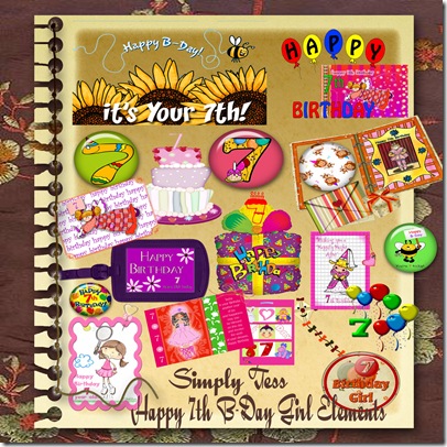 http://mysimplethoughtsncreations.blogspot.com/2009/07/happy-7th-birthday-girl-elements.html
