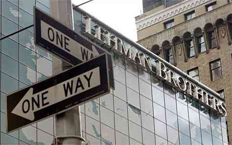 The tellurian domicile of Lehman Brothers, New York, 2008
