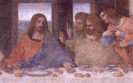Supersized Last Supper Christ