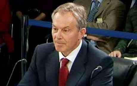 Former British Prime Minister waits to gives justification to the Iraq Inquiry Tony Blair at the Iraq Inquiry - live