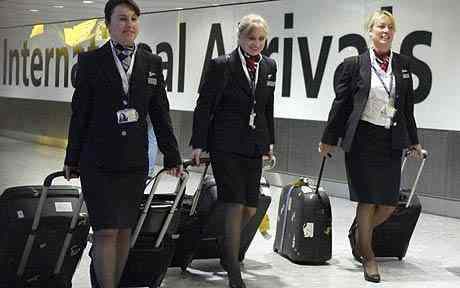 Air organisation arrive at Heathrow