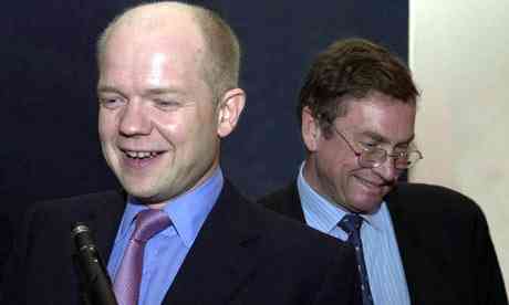 Lord Ashcroft and William Hague