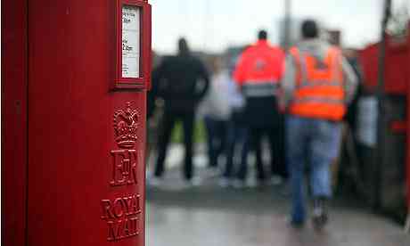 Royal Mail Postal Workers Hold A Two Day Strike Over Pay And Conditions