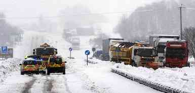 Motorists stranded on the A9 in Perthshire