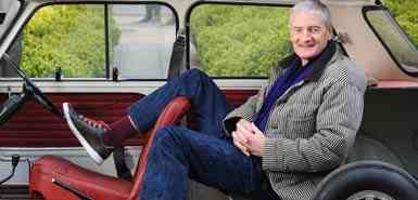 Inventor and businessman Sir James Dyson at his Malmesbury offices, Wiltshire