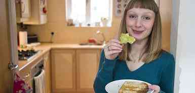 Jo Ormond who has converted to eating kosher foods