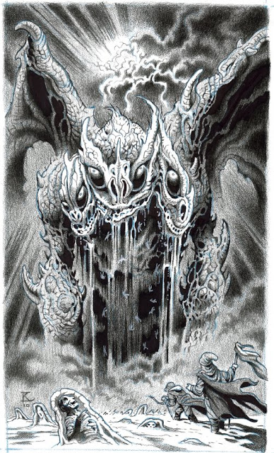 Purging Cocytus Original Artwork for "Purging Cocytus," by Kent Burles