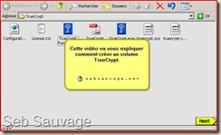 Création volume True Crypt Création volume True Crypt