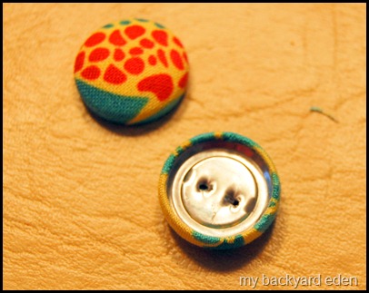 Fabric Button Covers