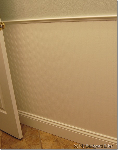Finished beadboard wallpaper Finished beadboard wallpaper
