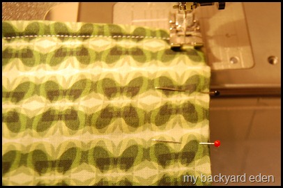 Topstitching potholder Topstitching potholder