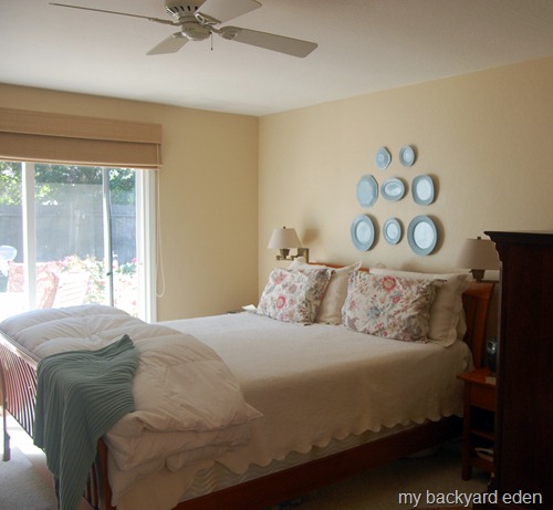 Master Bedroom Plate Wall