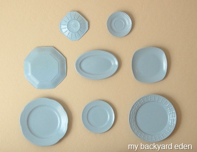 My Master Bedroom Plate Wall