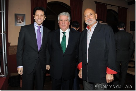 Carlos Peñaloza, Arturo Fernández y Paco Cózar Carlos Peñaloza, Arturo Fernández y Paco Cózar