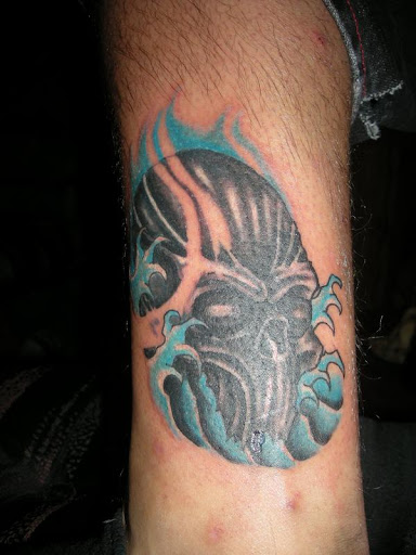 evil skull tattoo. picasa » skull tattoo evil