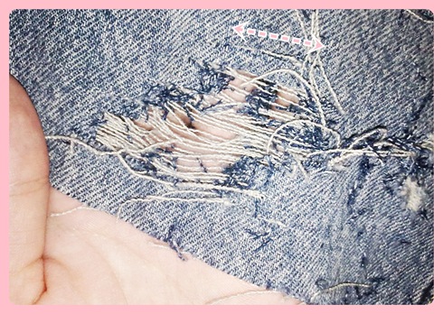 DIY Denim Shorts #5
