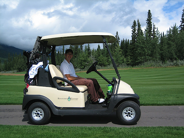 Jeff in cart