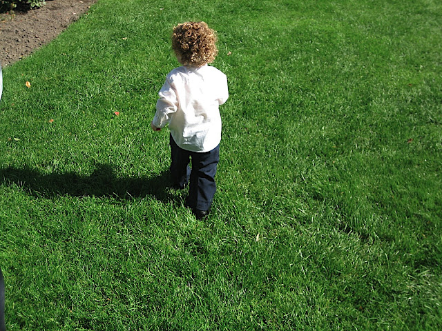Ringbearer Conrad on the run