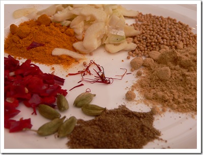 Colourful spices