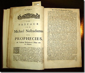 ni Nostradamus!