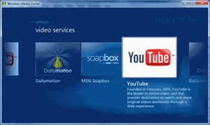 Tips To Watch YouTube Videos Right In Windows Media Center