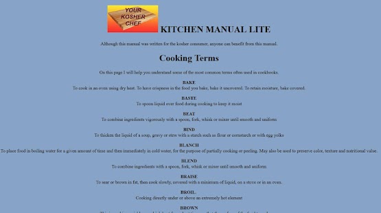 How to download Kosher Chef Kitchen Manual Lte 1.0 apk for android