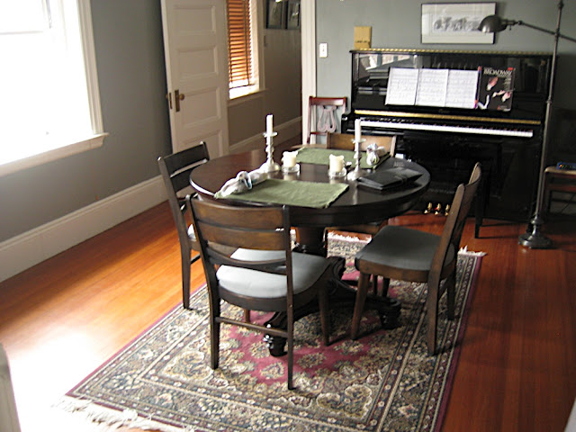 dining room before