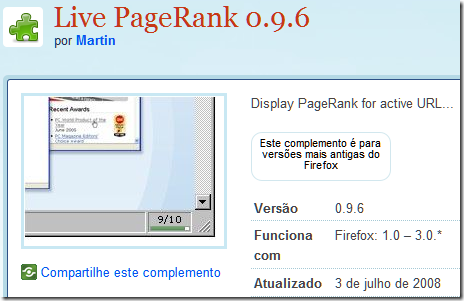 Live PageRank 1