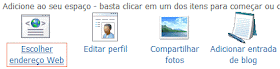 Escolha a URL Escolha a URL