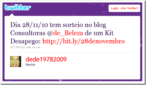 Tuite da Denize Tuite da Denize