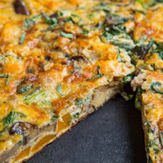 Butternut Squash, Mushroom, Kale and Sausage Frittata