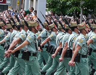 legión desfile fuerzas armadas