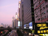 Hong Kong at dusk
